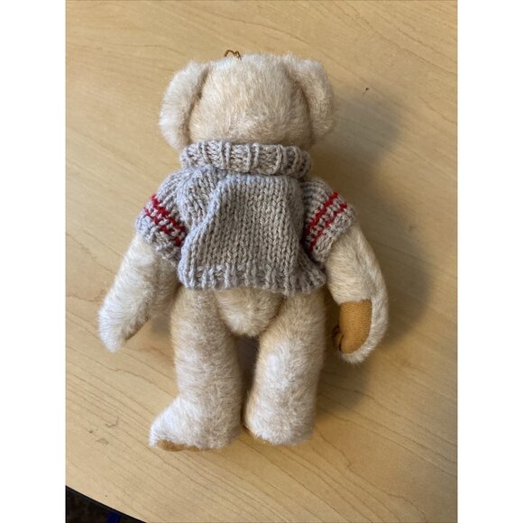 Boyds Bears Sweater Articulated Mini Christmas Tree Bear Ornament 8” No Tag - Picture 6 of 7